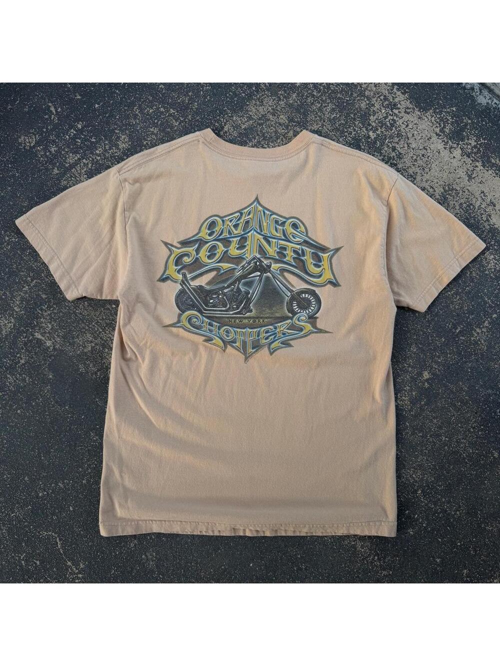 Vintage Y2K Orange County Choppers Bike Tee